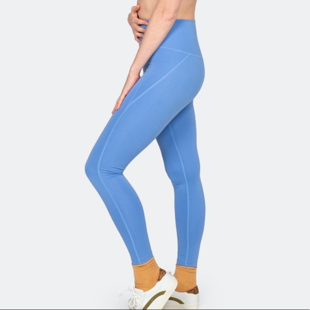 Girlfriend Collective High Rise Full Length Legging Periwinkle Size Small